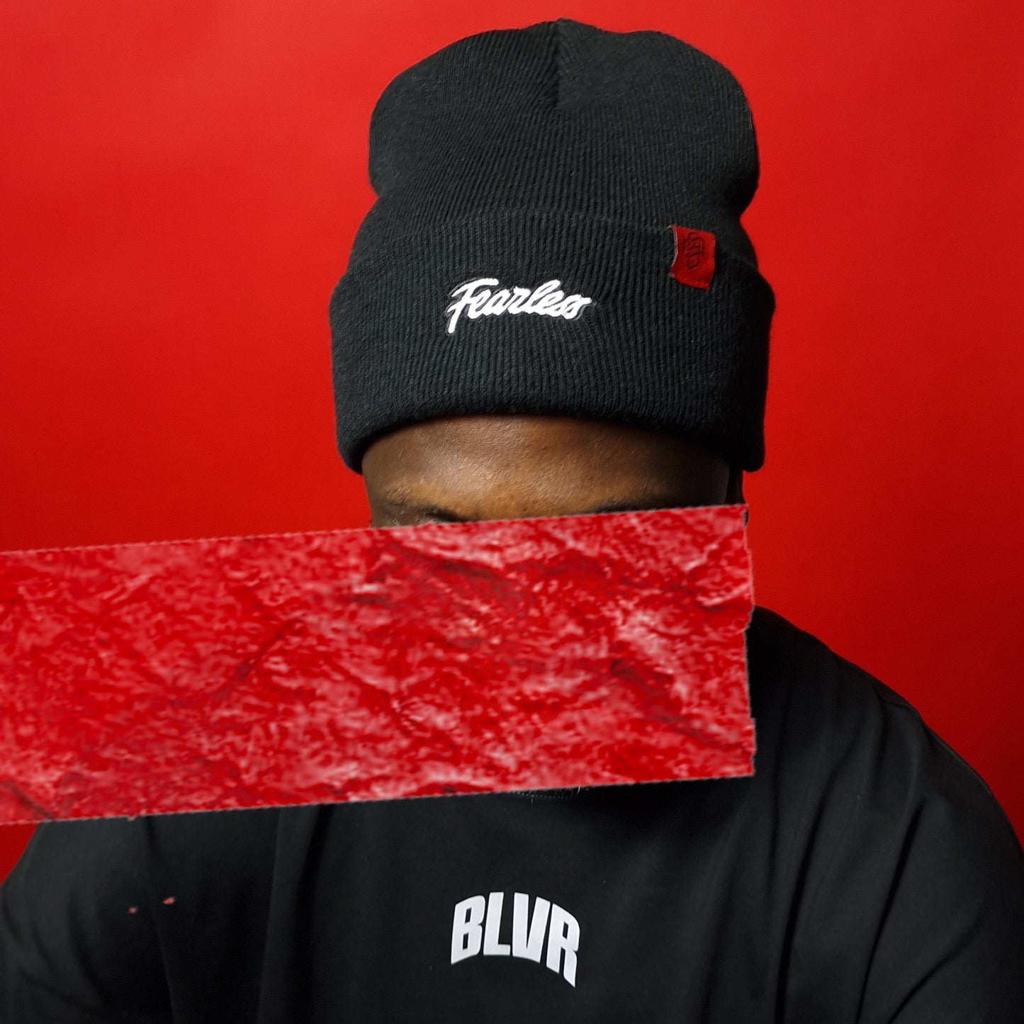 Black Fearless Beanie