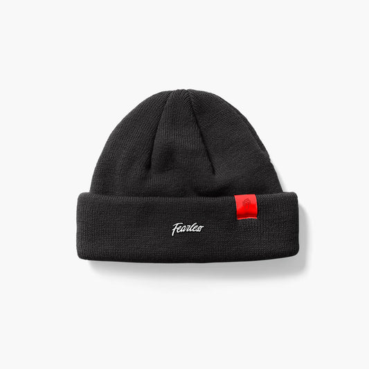 Black Fearless Beanie